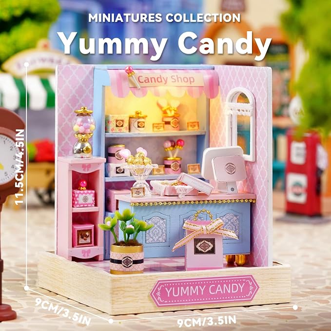Flever Dollhouse Miniature DIY House Kit Creative Room - Image 2