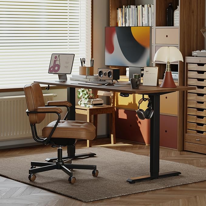Agilestic Electric Standing Desk, 48 x 24 Inches Height Adjustable Desk - Image 3
