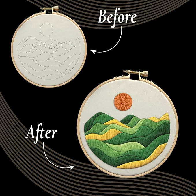 Unwynd Embroidery Kit Landscape Theme - Image 3
