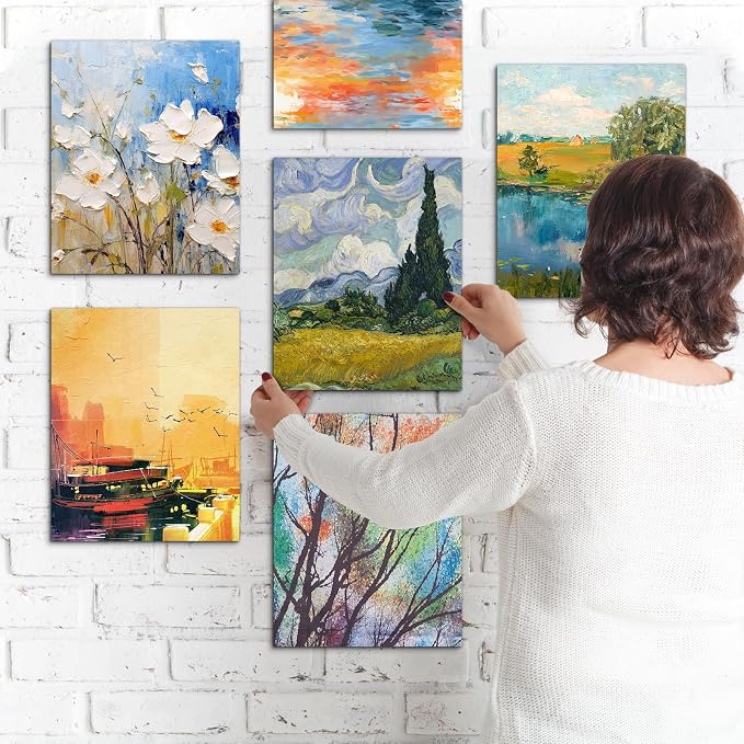 CONDA Canvas Boards for Painting, 100% Cotton Canvas Panels, Artist Quality for - Image 7