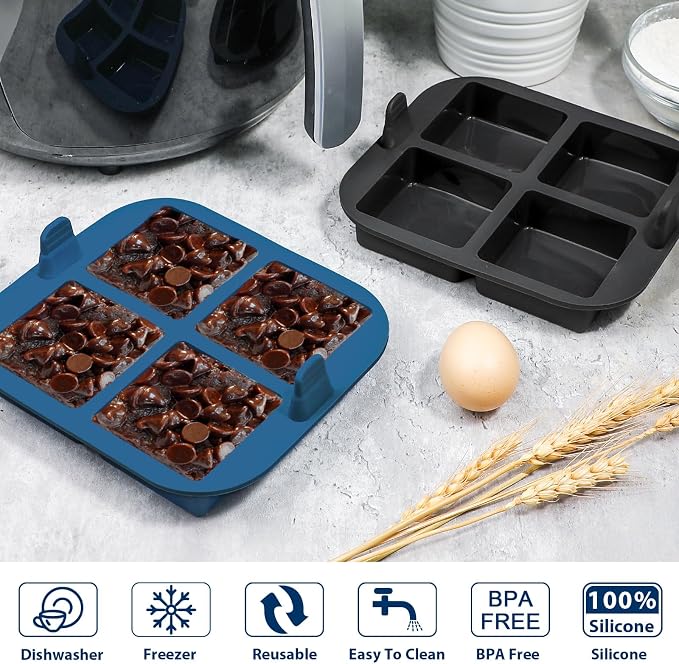 Webake Silicone Air Fryer Brownie Pan - Image 7