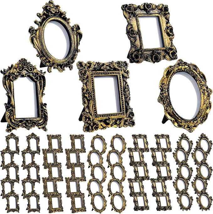 Maitys 50 Pcs Mini Picture Vintage Frames by Maitys