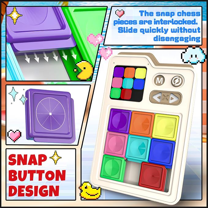 SMILESSKIDDO Kids Games Brain Teaser Slide Puzzle, - Image 7