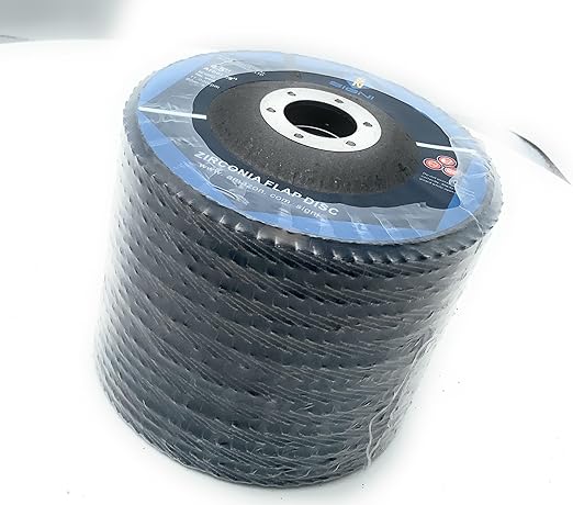 SIGNI 10-Pack Premium Zirconia Abrasive Flap disc for Angle Grinder Grinding Metal Steel (4.5 inch T29 80#)