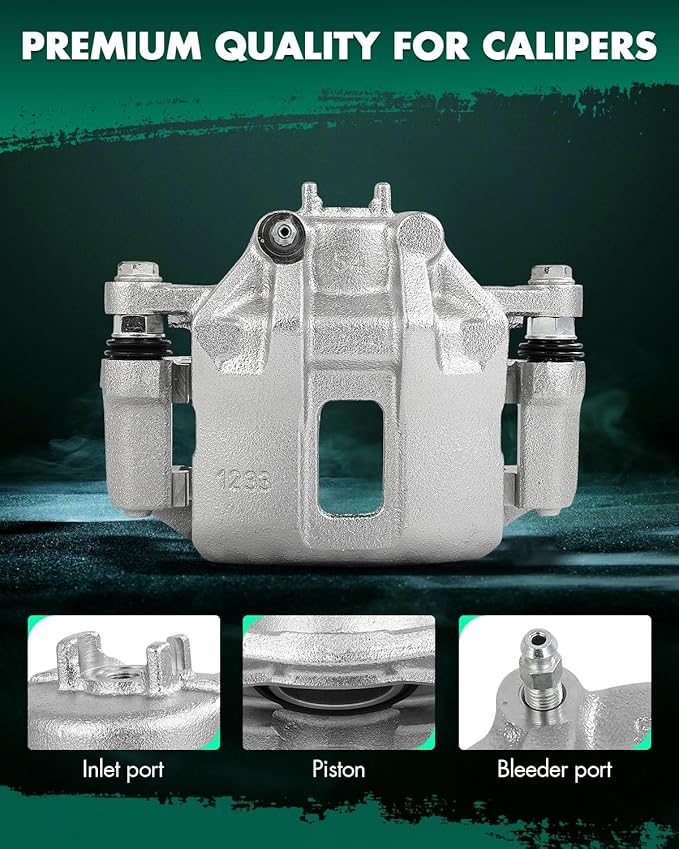 SCITOO 19B3301 Front Right Disc Brake Caliper Assembly w/Bracket For Dodge For Attitude,For Hyundai For Accent,For Kia For Rio/For Rio5,For Lexus For ES300,For Toyota For Avalon/For Camry/For Solara