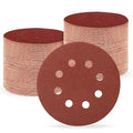 5 Inch 8 Hole Sanding Discs, 150 PCS 120 Grit Hook and Loop Sandpaper, Round Aluminum Oxide Sand Paper Discs for Random Orbital Sander