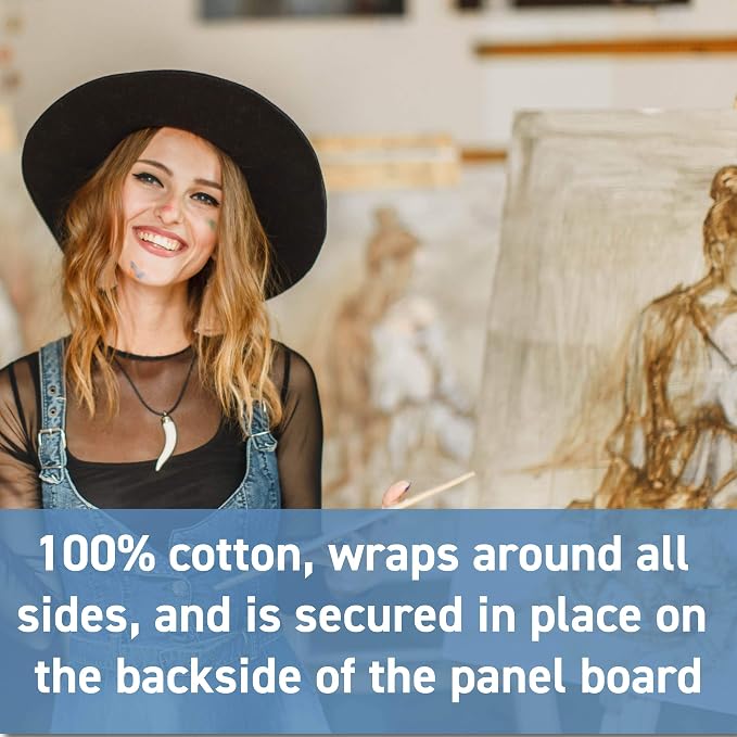 5 Pack 6" x 6" Value Canvas Panel by Artist's Loft - Image 5