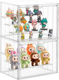 Clear Acrylic Display Case for Figures 4 Layer Figure Display Shelf by ZLLZUU