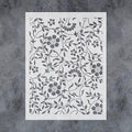 GSS Designs Flourish Stencils for Painting on Wood Canvas Paper Fabric Floor by GGSSDesigns