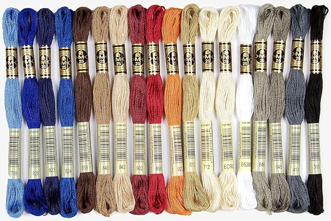 DMC 117F25HDC Embroidery Floss Pack 8.7yd, Home Decor 36/Pkg - Image 3