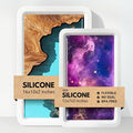 Alaskey® Large Premium Rectangular Resin Table Silicone Mold 16"x10" and 12"x7" by Alaskey
