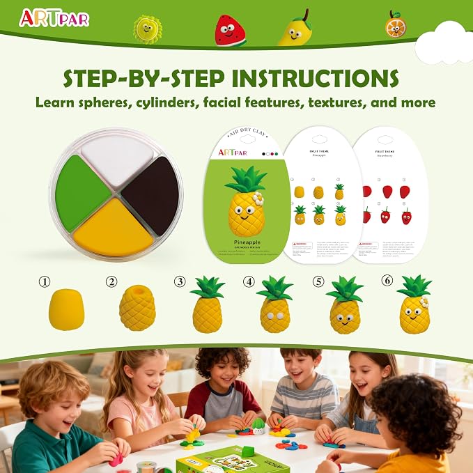 ARTPAR Air Dry Clay Kit for Kids - Image 4