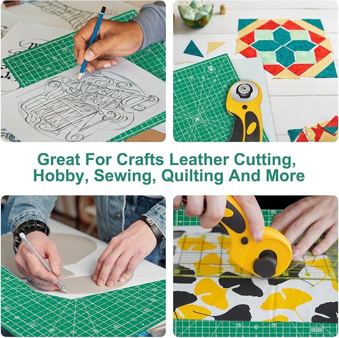 Headley Tools 12"x12" Rotating Cutting Mat, Self Healing Mat - Image 8