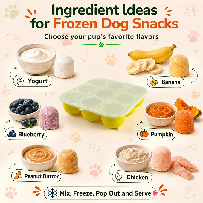 9-Cavity Silicone Freezer Dog Treat Mold - Image 7