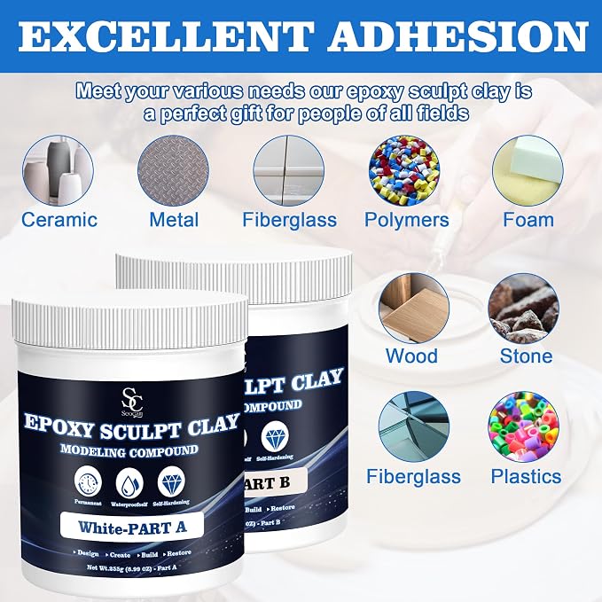 Epoxy Putty Sculpt Clay, 2 Part A & B - Image 3