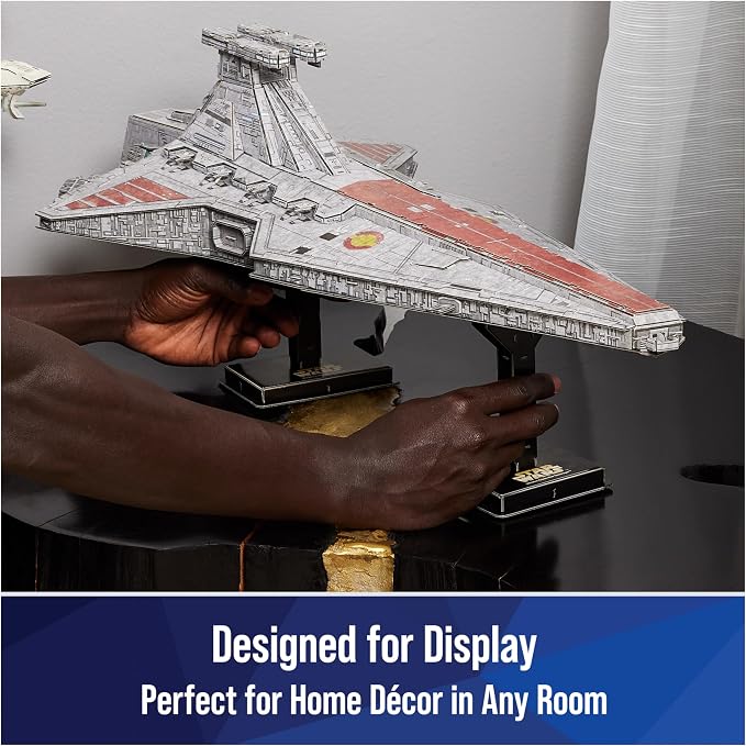 4D Build Star Wars Deluxe Venator-Class Star Destroyer 3D Model Kit, Star Wars - Image 5