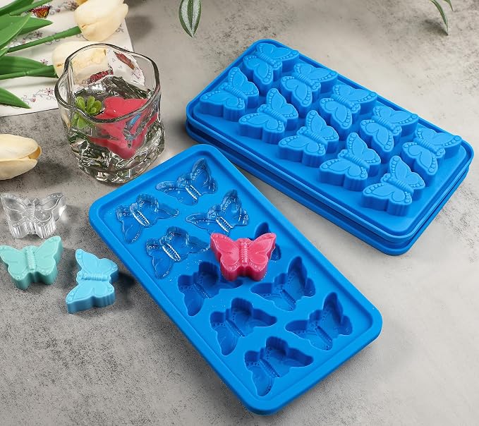 Webake Butterfly Silicone Mold 10-Cavity, 3D Butterfly Shaped Mold - Image 7