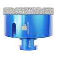 80mm Diamond Core Drill Bit for Porcelain Tile Ceramic Marble Granite Drilling,BRSCHNITT 1pc Vacuum Brazed Diamond Hole Saw with 5/8-11 Thread (80mm)