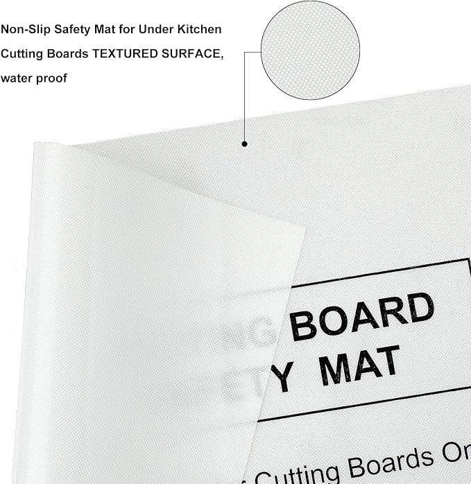 Haull 6 Pcs Non slip Cutting Board Mats Non Absorbent Safety Mat - Image 3