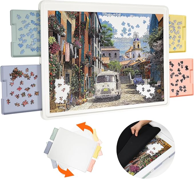 Playboda 1500 Pieces Rotating Plastic Puzzle Board by PLAYBODA
