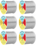Mandala Crafts 10 Gauge Silver Tone Combo Anodized Aluminum Craft Wire | 120 FT by MandalaCrafts