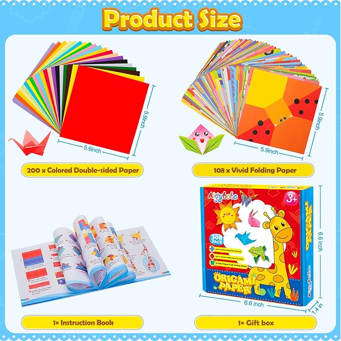 Origami Paper Set, Art Projects Supplies - Image 2