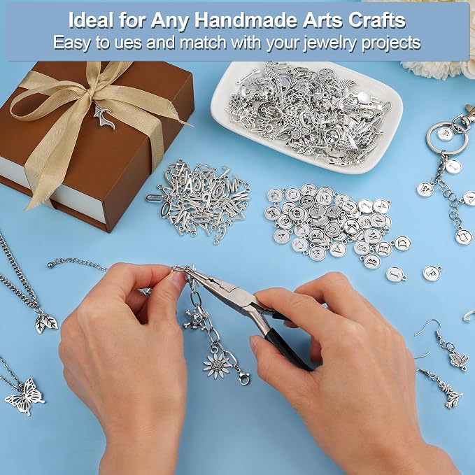 Modacraft 254 Pcs Silver Charms - Image 6