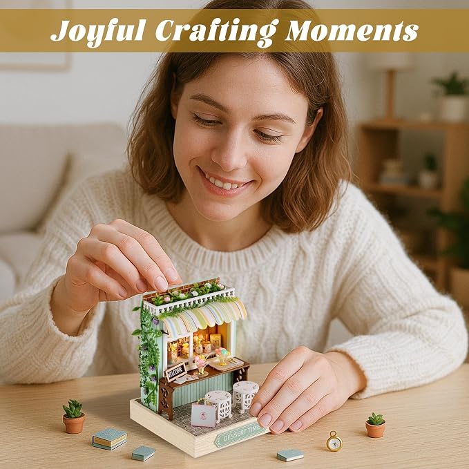 Flever Dollhouse Miniature DIY House Kit Creative Room - Image 4