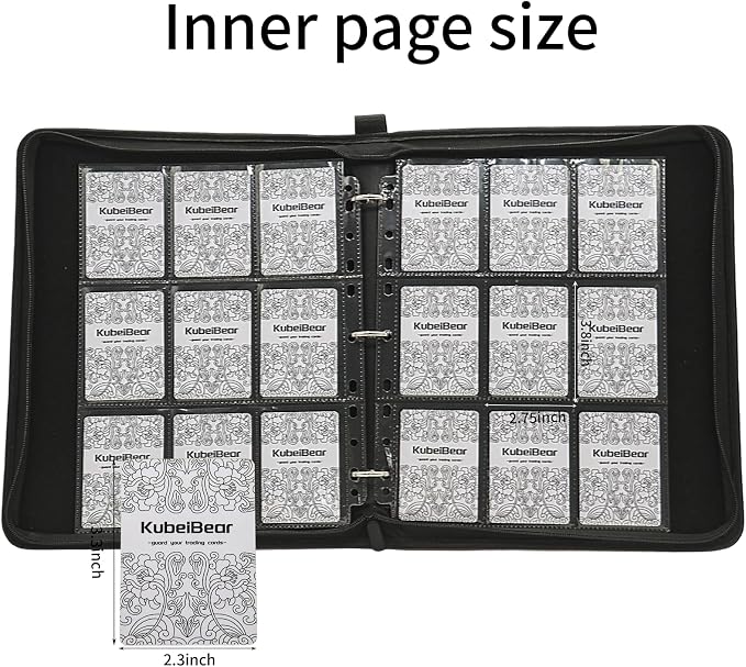 Card Binder – 720 Capacity, Zippered Trading Card Holder - Image 9