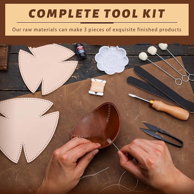 CBHGFEA Leather Tooling Kit Leather Tray Kit - Image 3