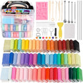 CiaraQ 60-Color Polymer Clay Oven Bake Modeling Kit | 12 sculpting tools by CiaraQ
