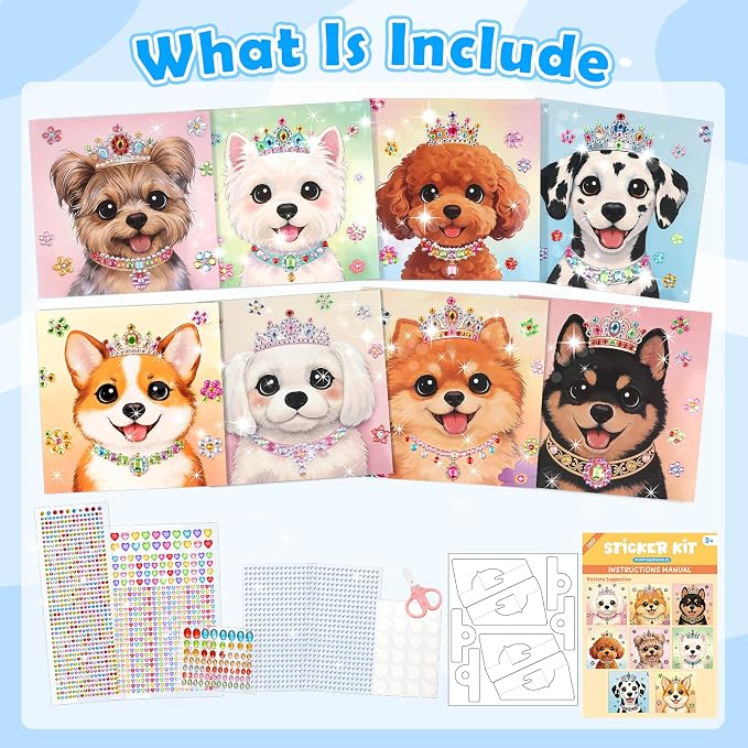 Gem Art Sticker Kit, Diamond Art Sticker Crafts - Image 2
