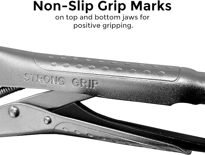 Strong Hand Tools - VAL-PFC1024 , Locking Chain Pliers, Removable 24″ Chain, Holds Up To 6.5" Diameter Pipes, Unique Easy Open Crank Handle, Quick Release Trigger, PFC1024