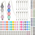 Sandure 162pcs DIY Beadable Metal Bookmarks Craft Kit by Sandure