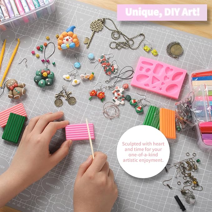 Aestd-ST Polymer Clay Kit 85 Colors, Oven Bake Modeling Clay - Image 4
