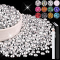 1500PCS 6mm Resin Rhinestones Bulk by BELLEBOOST