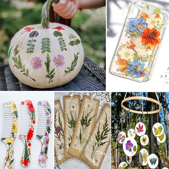 191PCS Real Nature Dried Pressed Flowers - Image 6