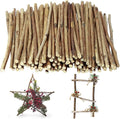 TKOnline 300Pcs Craft Sticks, 10cm 0.1-0.2 Inch in Diameter Wood Log Sticks by TKOnline