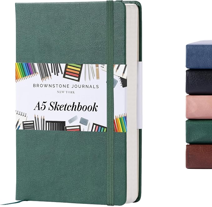 BROWNSTONE JOURNALS A5 Sketch Book Hardcover by Unknown