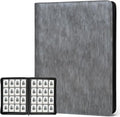 Card Binder 16 Pocket, Premium 1024 Double Sided Pocket Collection Binder by Hijvxk