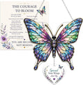 Devory Butterfly Suncatchers for Windows, 4 Inch Acrylic Decorative Hanging by DEVORY
