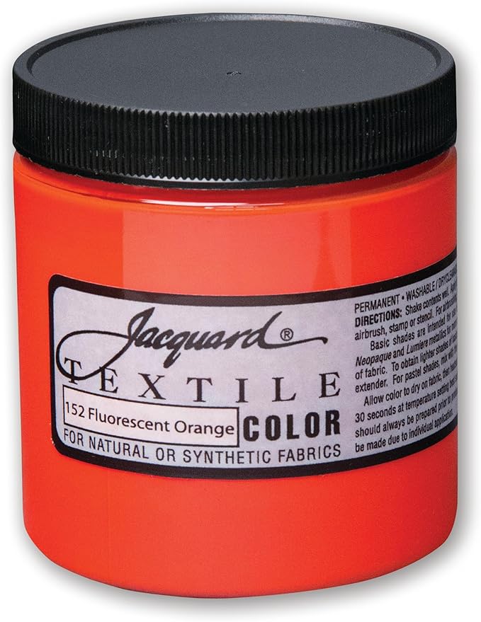 Jacquard Textile Color Fluorescent Orange by Jacquard