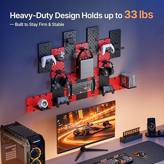 PEGZONE Controller and Headphone Holder Wall Mount, Controller Stand, Disc - Image 6