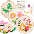 Pllieay 3 Set Punch Needle Embroidery Starter Kits Include Instruction by Pllieay