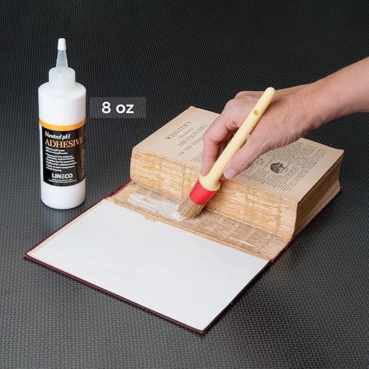 Lineco Neutral pH Adhesive, Acid Free All-Purpose Glue, 8 OZ, 2 Pack | Dries - Image 2