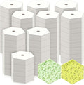1200 PCS Hexagon Piecing Paper Templates, 0.5" White Paper templates, Quilting by Neworkg