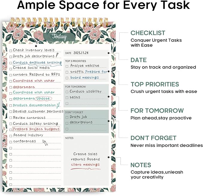 Taja To Do List Notepad - Image 2