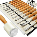 Wood Carving Kit, Sharp Cr-V 60 Steel Blades, Wood Chisel Sets by Nakyma