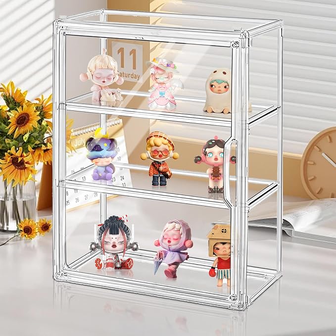 Montex Modern 3-Tier Clear Acrylic Display Case - Image 2