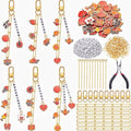 CraftyDream 558 Pcs Basketball Keychain Making Kit DIY Basketball Charms Letter by CraftyDream